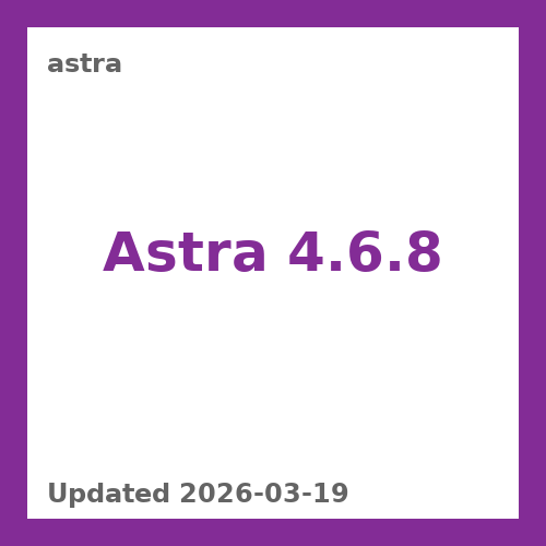 Astra 4.6.8