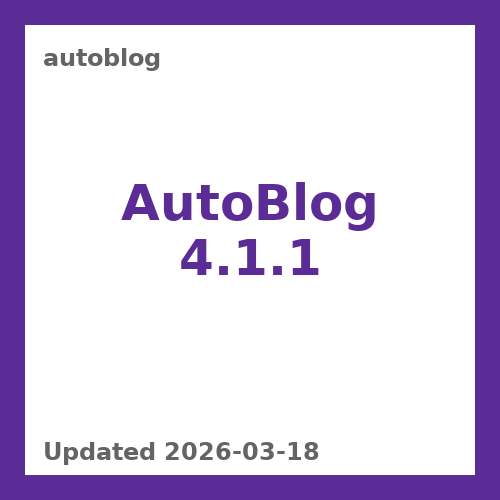 AutoBlog 4.1.1