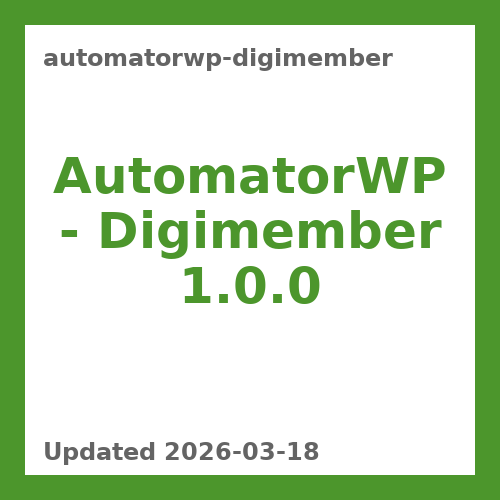 AutomatorWP – Digimember 1.0.0