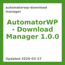 AutomatorWP - Download Manager 1.0.0
