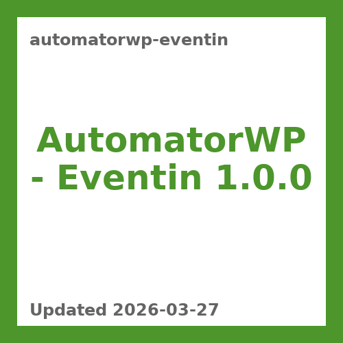 AutomatorWP - Eventin 1.0.0