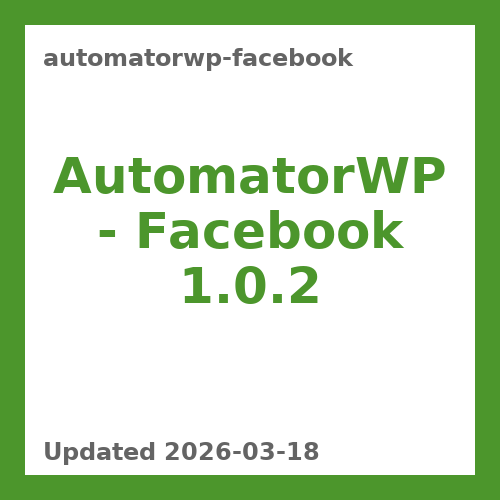 AutomatorWP – Facebook 1.0.2