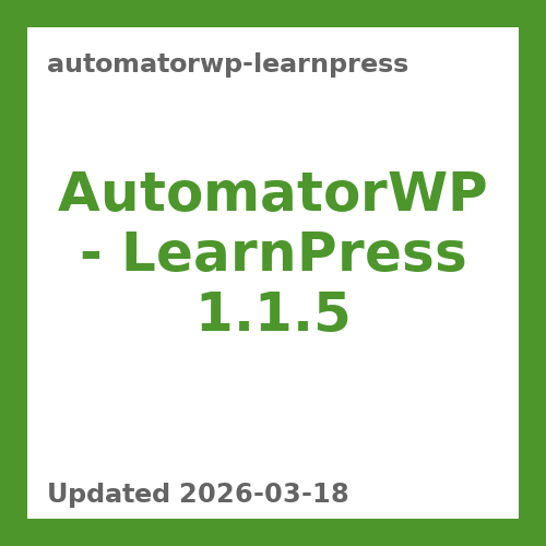 AutomatorWP – LearnPress 1.1.5