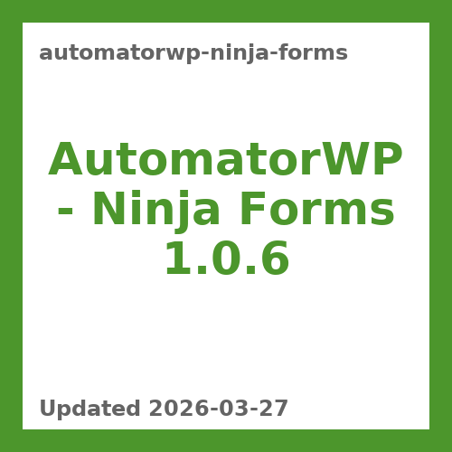 AutomatorWP – Ninja Forms 1.0.6
