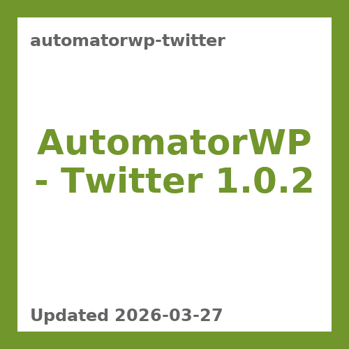AutomatorWP - Twitter 1.0.2