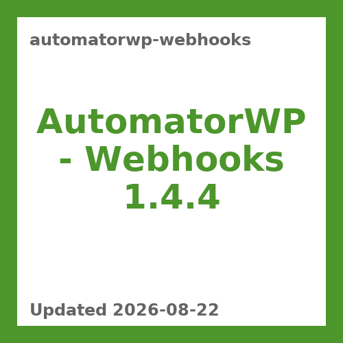 AutomatorWP - Webhooks 1.4.4