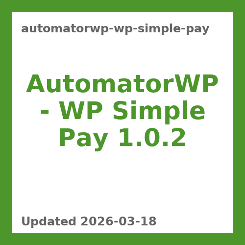 AutomatorWP – WP Simple Pay 1.0.2