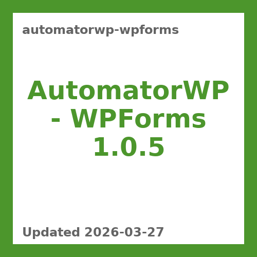 AutomatorWP – WPForms 1.0.5