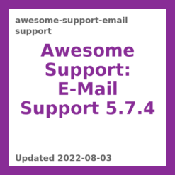 Awesome Support: E-Mail Support 5.7.4