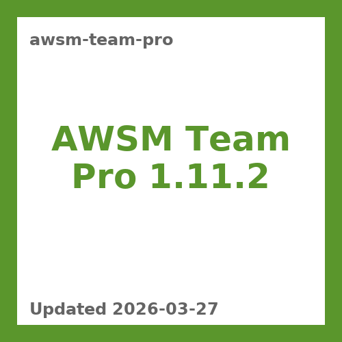 AWSM Team Pro 1.11.2
