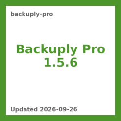Backuply Pro 1.5.6