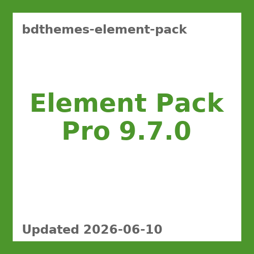 Element Pack Pro 9.7.0