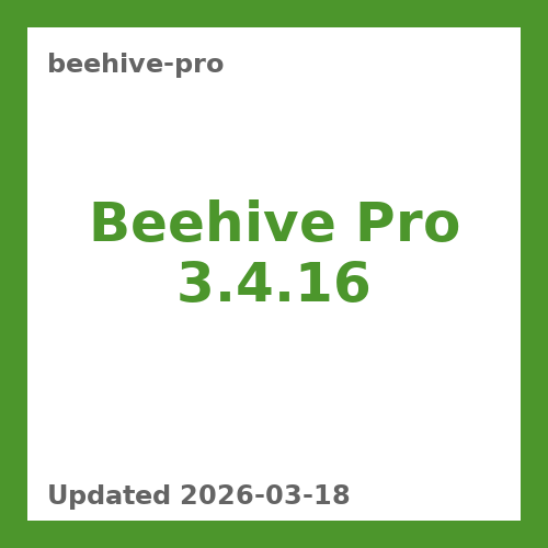 Beehive Pro 3.4.16