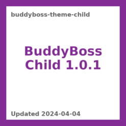 BuddyBoss Child 1.0.1