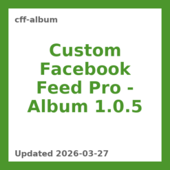 Custom Facebook Feed Pro – Album 1.0.5