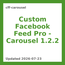 Custom Facebook Feed Pro – Carousel 1.2.2