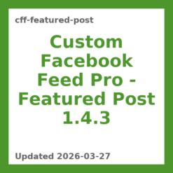 Custom Facebook Feed Pro – Featured Post 1.4.3