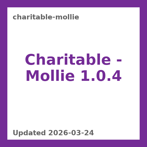 Charitable - Mollie 1.0.4