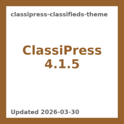 Classipress Classifieds Theme 4.1.5
