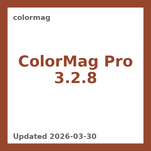 ColorMag Pro 3.2.8