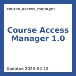 Course Access Manager 1.0