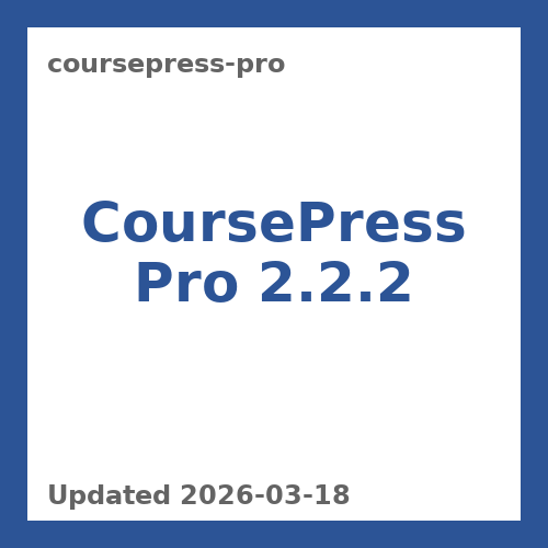 CoursePress Pro 2.2.2