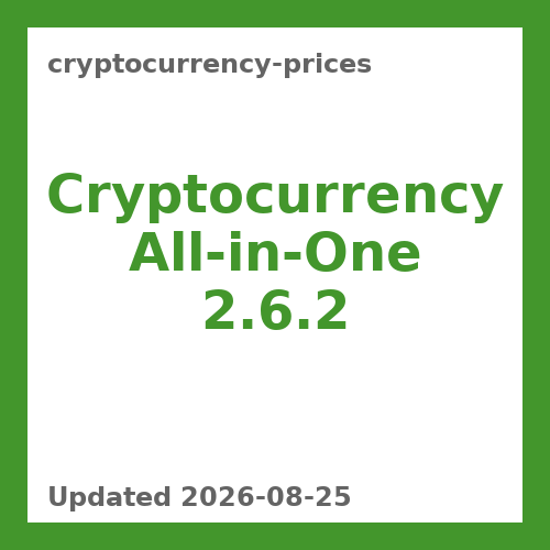 Cryptocurrency All-in-One 2.6.2