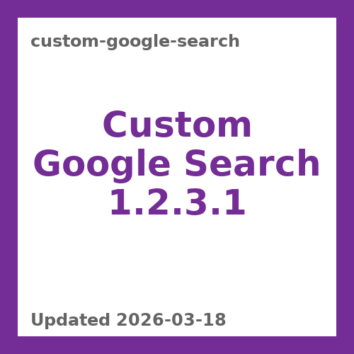 Custom Google Search 1.2.3.1