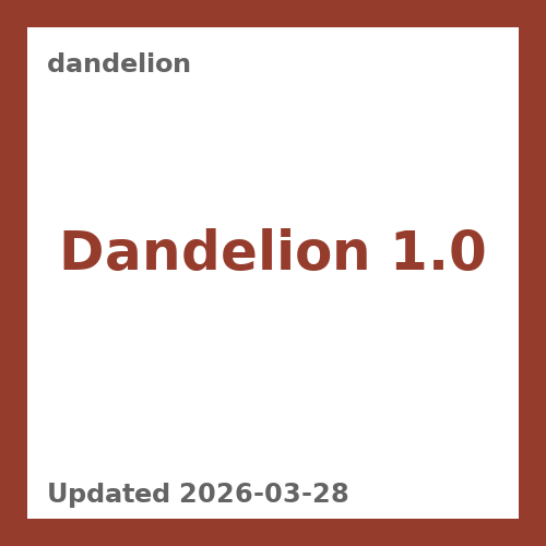 Dandelion 1.0