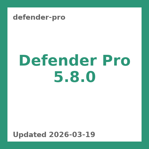 Defender Pro 5.8.0