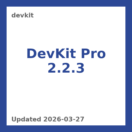 DevKit Pro 2.2.3