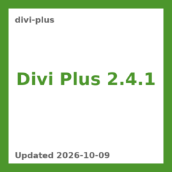 Divi Plus 2.4.1