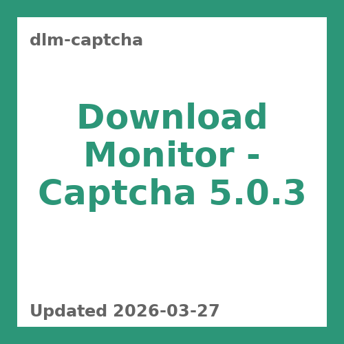 Download Monitor - Captcha 5.0.3