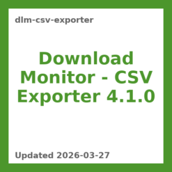 Download Monitor – CSV Exporter 4.1.0