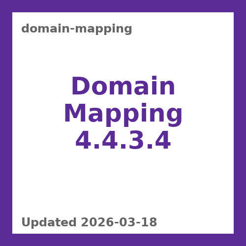 Domain Mapping 4.4.3.4