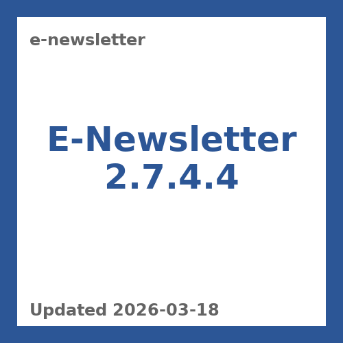 E-Newsletter 2.7.4.4