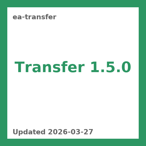 Transfer 1.5.0