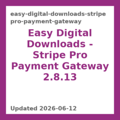 Easy Digital Downloads – Stripe Payment Gateway 2.8.13