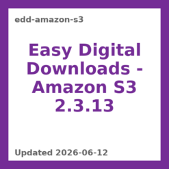 Digital Downloads Amazon S3 Plugin 2.3.13