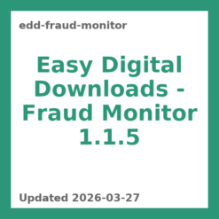Easy Digital Downloads – Fraud Monitor 1.1.5