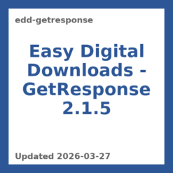 Digital Downloads GetResponse 2.1.5