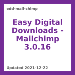 Digital Downloads Mail Chimp Plugin 3.0.16