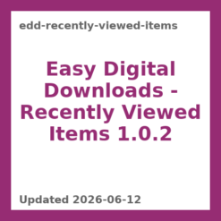 Digital Downloads Recently Viewed Items 1.0.2
