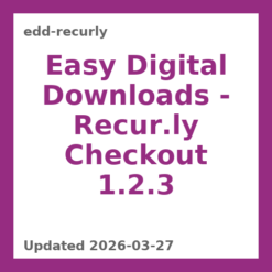 Easy Digital Downloads – Recur.ly Checkout 1.2.3