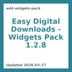 Digital Downloads Widgets Pack Plugin 1.2.8