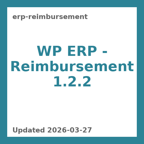 WP ERP - Reimbursement 1.2.2