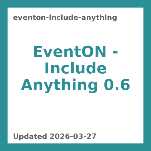 EventON - Include Anything 0.6