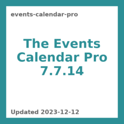 The Events Calendar Pro 7.7.14