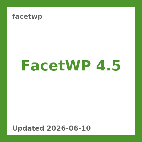 FacetWP 4.5