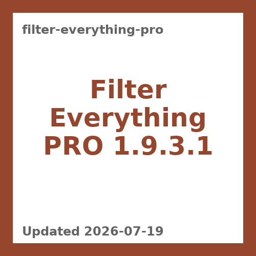 Filter Everything PRO 1.9.3.1